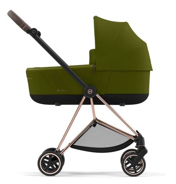 Cybex Mios 3.0 Khaki Green Plus + Cloud Z i-Size + Rose gold frame Детская коляска 3in1