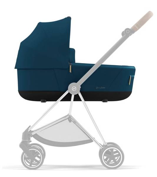 Cybex Mios 3.0 Mountain Blue + Cloud Z I-Size + Chrome Brown frame Bērnu rati 4in1