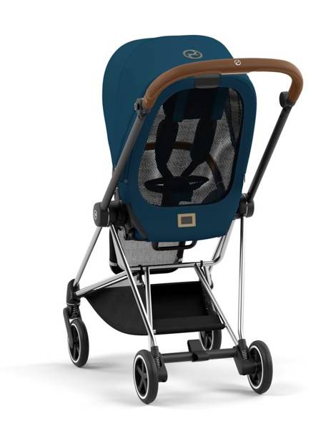 Cybex Mios 3.0 Mountain Blue + Cloud Z I-Size + Chrome Brown frame Bērnu rati 4in1