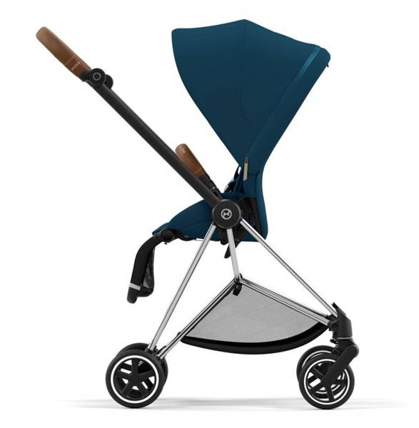 Cybex Mios 3.0 Mountain Blue + Cloud Z I-Size + Chrome Brown frame Bērnu rati 4in1