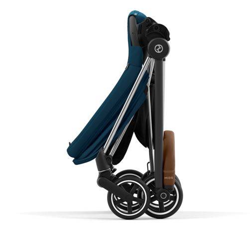 Cybex Mios 3.0 Mountain Blue + Cloud Z I-Size + Chrome Brown frame Bērnu rati 4in1