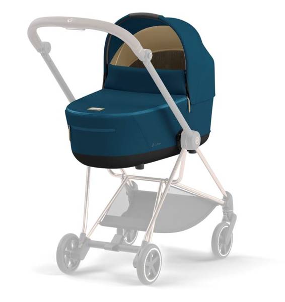 Cybex Mios 3.0 Mountain Blue Plus + Cloud Z i-Size + Rose gold frame Детская коляска 3in1