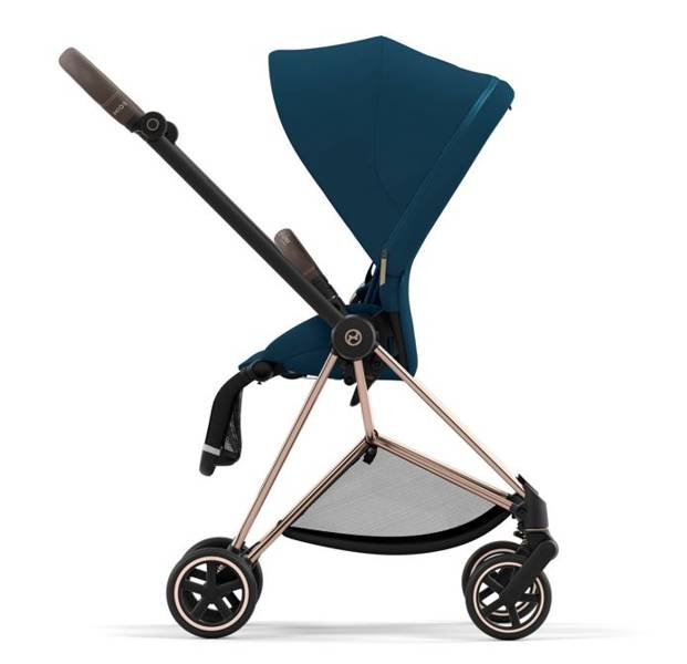 Cybex Mios 3.0 Mountain Blue Plus + Cloud Z i-Size + Rose gold frame Детская коляска 3in1