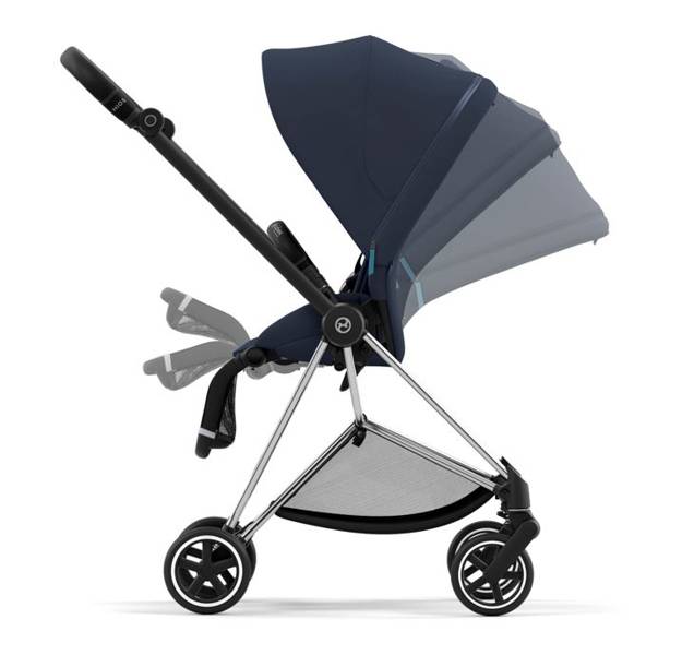 Cybex Mios 3.0 Nautical Blue Plus + Cloud Z i-Size + Chrome Black frame Детская коляска 3in1