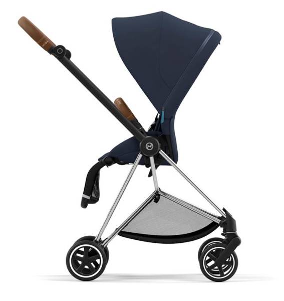 Cybex Mios 3.0 Nautical Blue Plus + Cloud Z i-Size + Chrome Brown frame Детская коляска 3in1