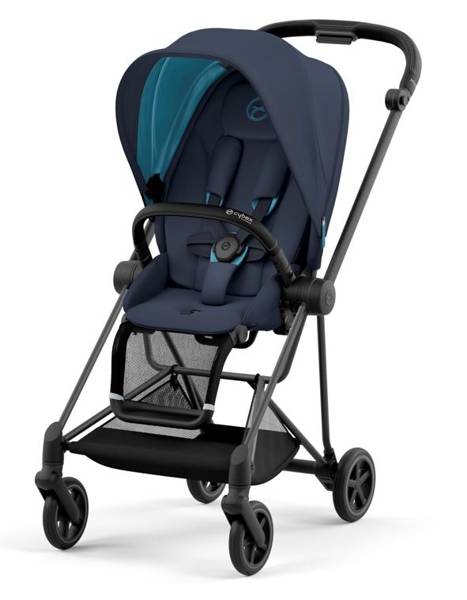 Cybex Mios 3.0 Nautical Blue Plus + Cloud Z i-Size + Matt Black frame Детская коляска 3in1