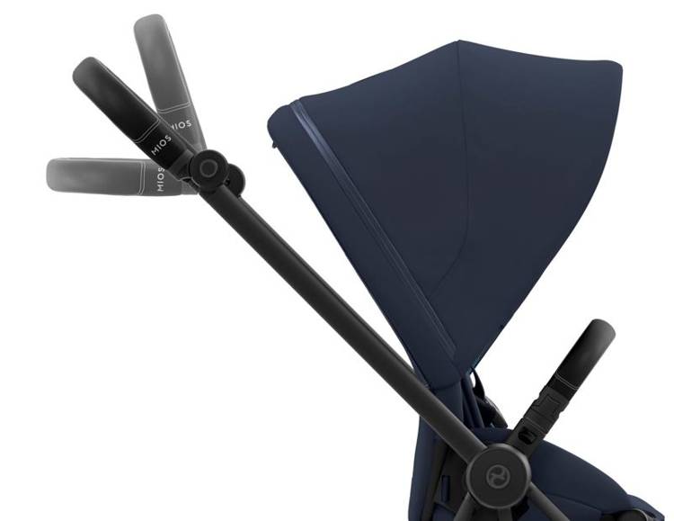 Cybex Mios 3.0 Nautical Blue Plus + Cloud Z i-Size + Matt Black frame Детская коляска 3in1