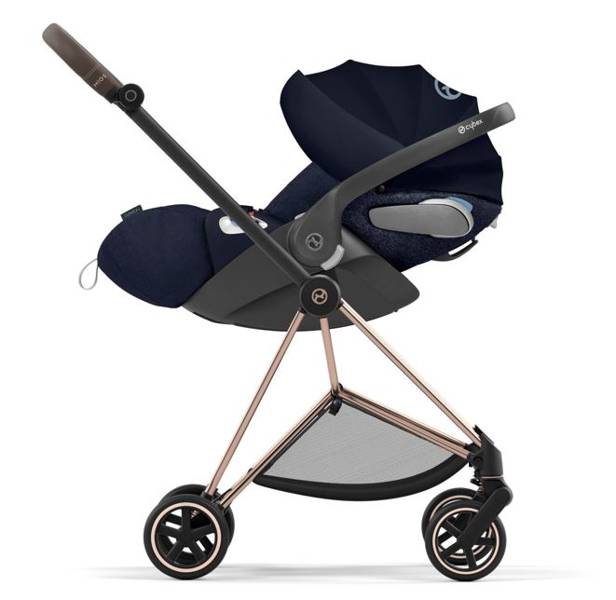 Cybex Mios 3.0 Nautical Blue Plus + Cloud Z i-Size + Rose gold frame Детская коляска 3in1