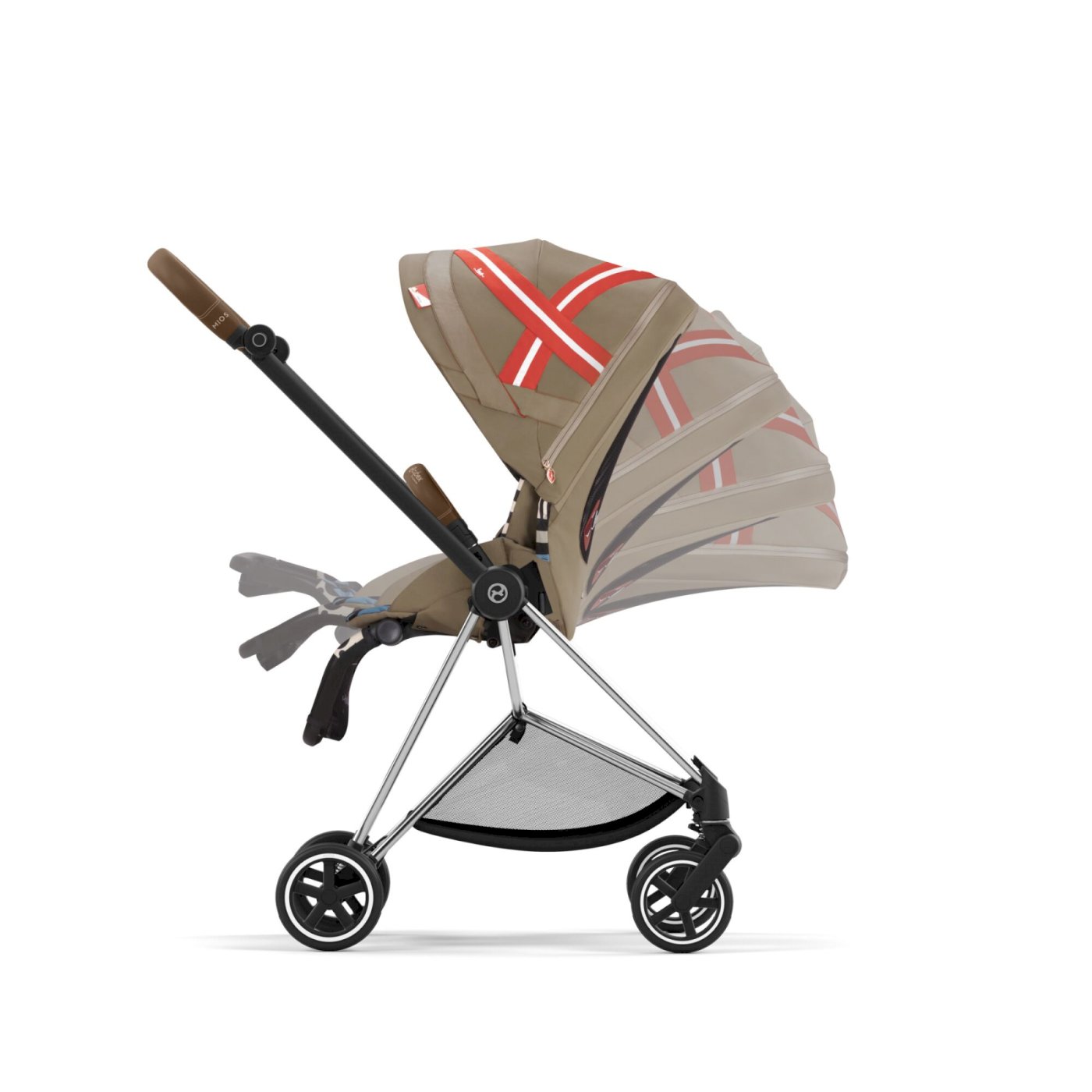 Cybex Mios 3.0 One Love + Cloud Z i-Size + Chrome Brown frame Детская коляска 3in1