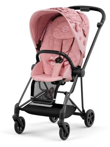 Cybex Mios 3.0 Pale Blush Simply Flowers + Cloud Z I-Size + Chrome Black frame Детская коляска 4in1