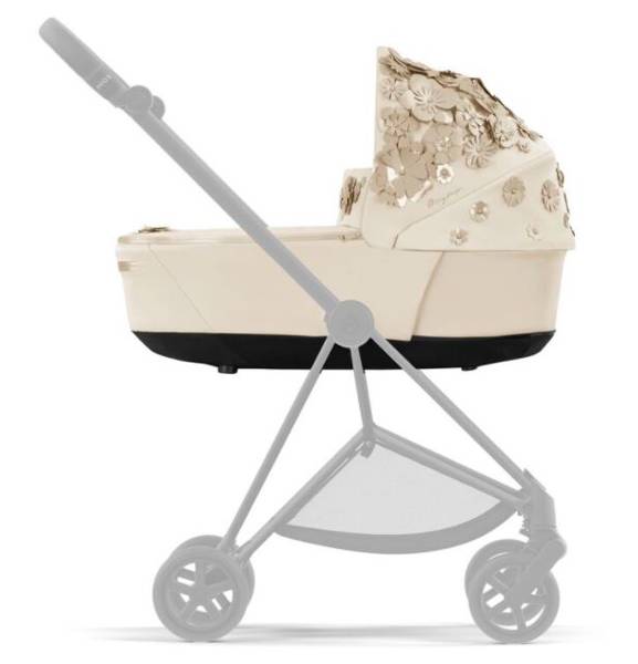 Cybex Mios Simply Flowers Nude Beige Люлька для коляски