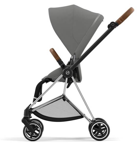 Cybex Mios 3.0 Soho Grey + Cloud Z I-Size + Chrome Brown frame Детская коляска 4in1