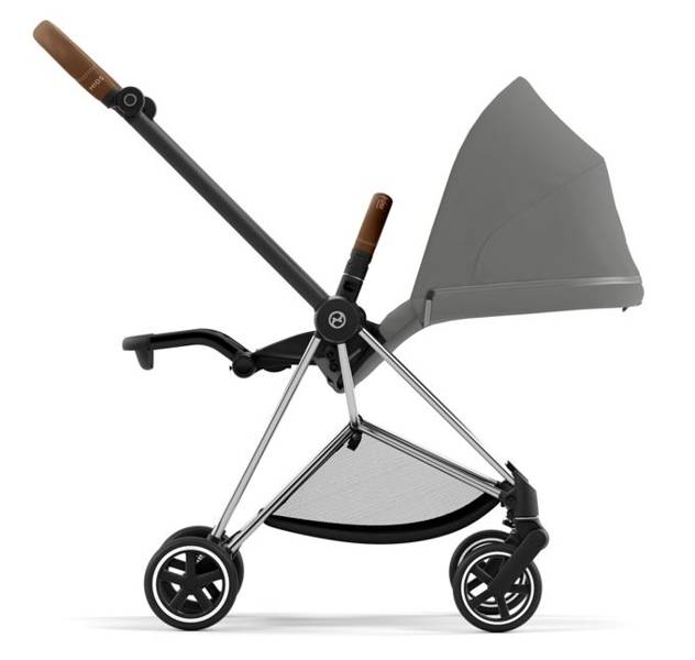 Cybex Mios 3.0 Soho Grey + Cloud Z I-Size + Chrome Brown frame Детская коляска 4in1