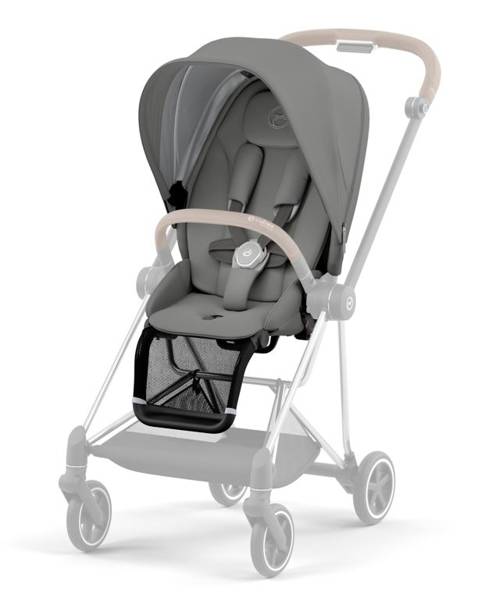 Cybex Mios 3.0 Soho Grey Plus + Cloud Z i-Size + Chrome Brown frame Детская коляска 3in1