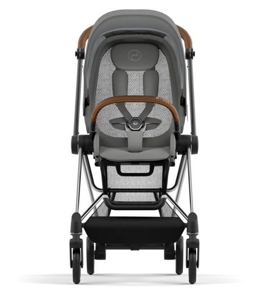 Cybex Mios 3.0 Soho Grey Plus + Cloud Z i-Size + Chrome Brown frame Детская коляска 3in1