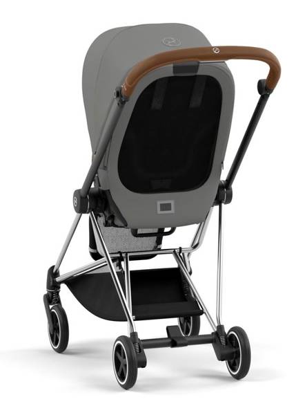 Cybex Mios 3.0 Soho Grey Plus + Cloud Z i-Size + Chrome Brown frame Детская коляска 3in1