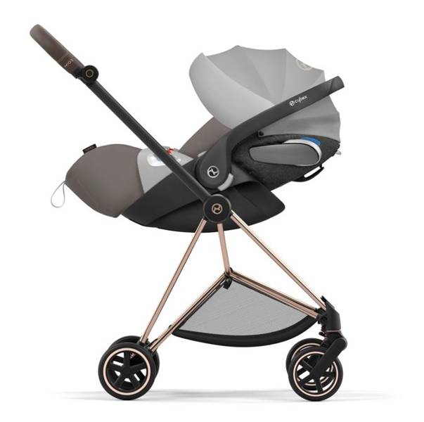 Cybex Mios 3.0 Soho Grey Plus + Cloud Z i-Size + Rose gold frame Детская коляска 3in1