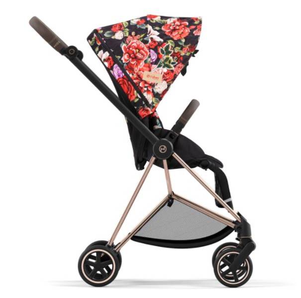 Cybex Mios 3.0 Spring Blossom Dark + Cloud Z i-Size + Chrome Brown frame Детская коляска 3in1