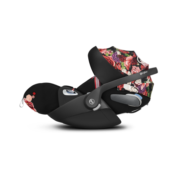 Cybex Mios 3.0 Spring Blossom Dark + Cloud Z i-Size + Matt Black frame Детская коляска 3in1