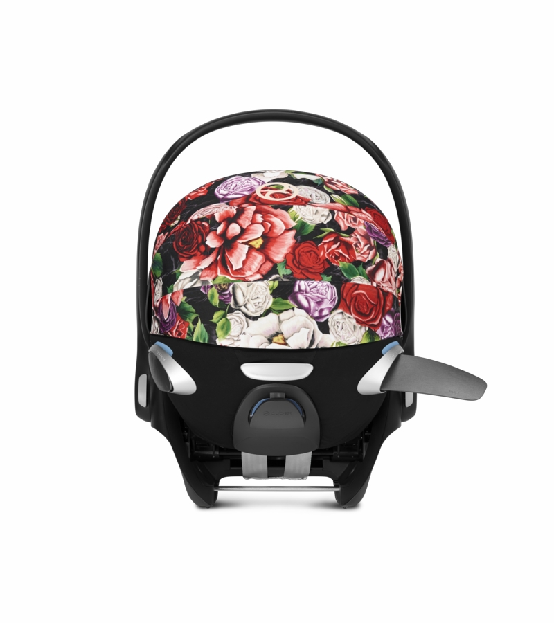 Cybex Mios 3.0 Spring Blossom Dark + Cloud Z i-Size + Matt Black frame Детская коляска 3in1