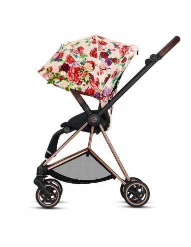 Cybex Mios 3.0 Spring Blossom Light + Cloud Z I-Size + Matt Black frame Детская коляска 4in1