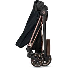 Cybex Mios Deep Black + Rose Gold Frame Детская коляска 2in1