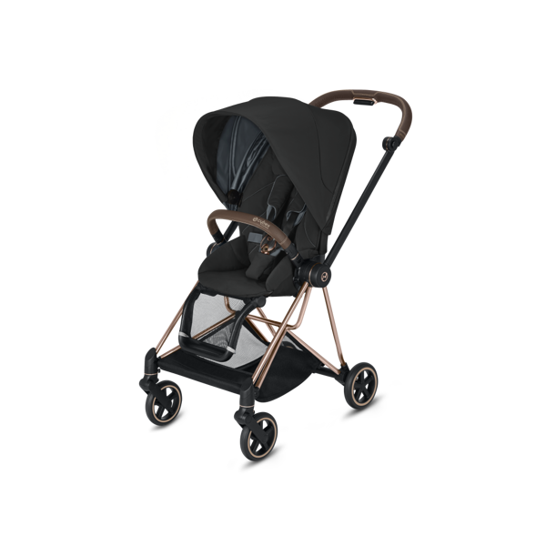 Cybex Mios Deep Black + Rose Gold Frame Детская коляска 2in1