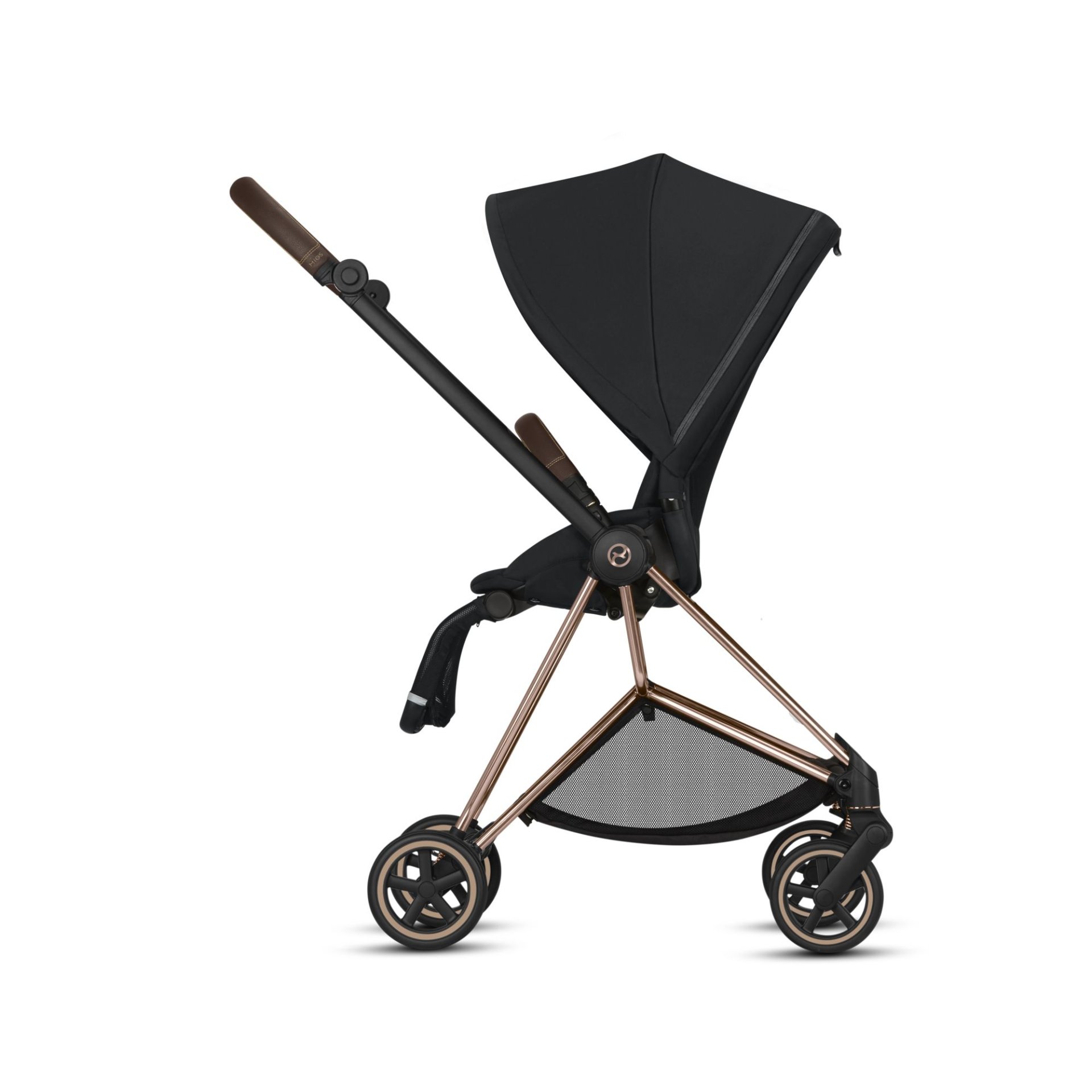 Cybex Mios Deep Black + Rose Gold Frame Детская коляска 2in1