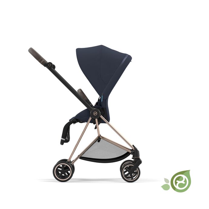 Cybex Mios Eco Dark Navy + Chrome Brown Frame Детская коляска 2in1