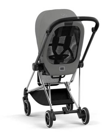 Cybex Mios Eco Pearl Grey + Chrome Black Frame Детская коляска 2in1