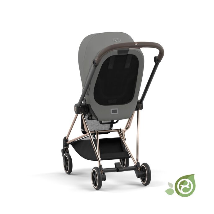 Cybex Mios Eco Pearl Grey + Chrome Black Frame Детская коляска 2in1