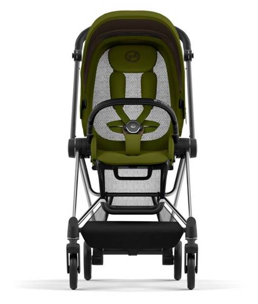 Cybex Mios Khaki Green + Chrome Black Frame Sporta rati