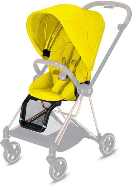 Cybex Mios Mustard Yellow + Rose Gold Детская коляска 2in1