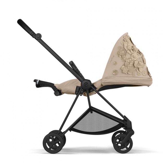 Cybex Mios Nude Beige Simply Flowers + Chrome Brown Frame Детская коляска 2in1