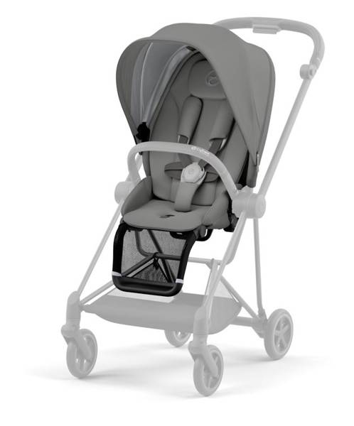 Cybex Mios Soho Grey + Chrome Black Frame Детская коляска 2in1