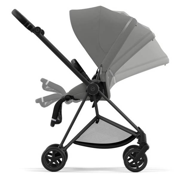 Cybex Mios Soho Grey + Chrome Black Frame Детская коляска 2in1