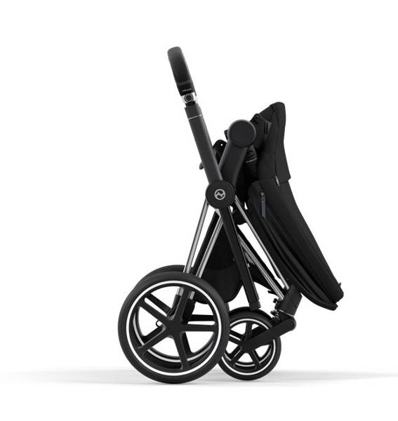 Cybex Priam 4.0 + Chrome black frame + Cloud Z I-size Deep black Детская коляска 3in1