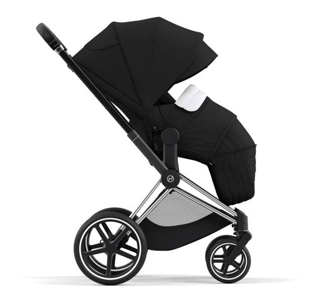 Cybex Priam 4.0 + Chrome black frame + Cloud Z I-size Deep black Детская коляска 3in1