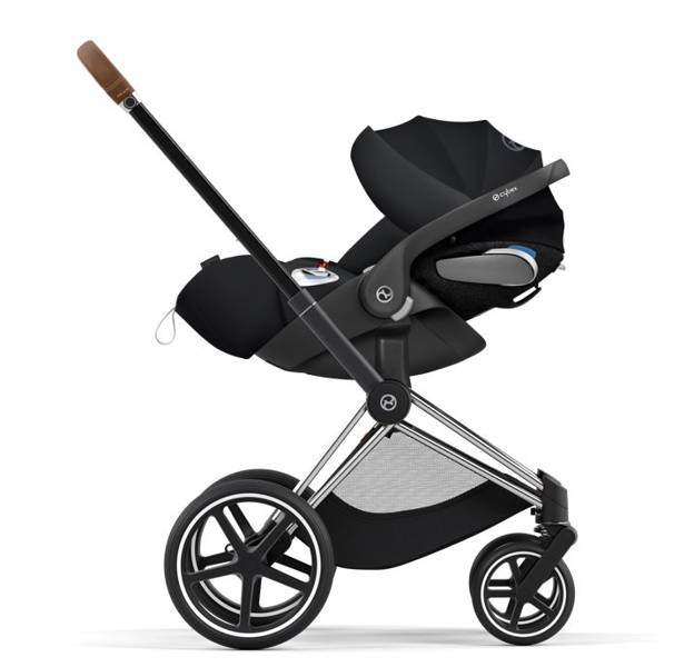 Cybex Priam 4.0 + Chrome black frame + Cloud Z I-size Deep brown Детская коляска 3in1