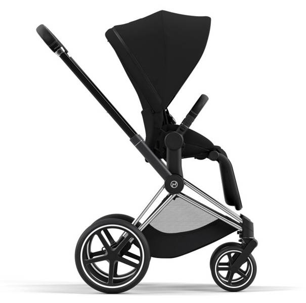 Cybex Priam 4.0 + Chrome black frame + Cloud Z2 I-size Deep black Детская коляска 3in1