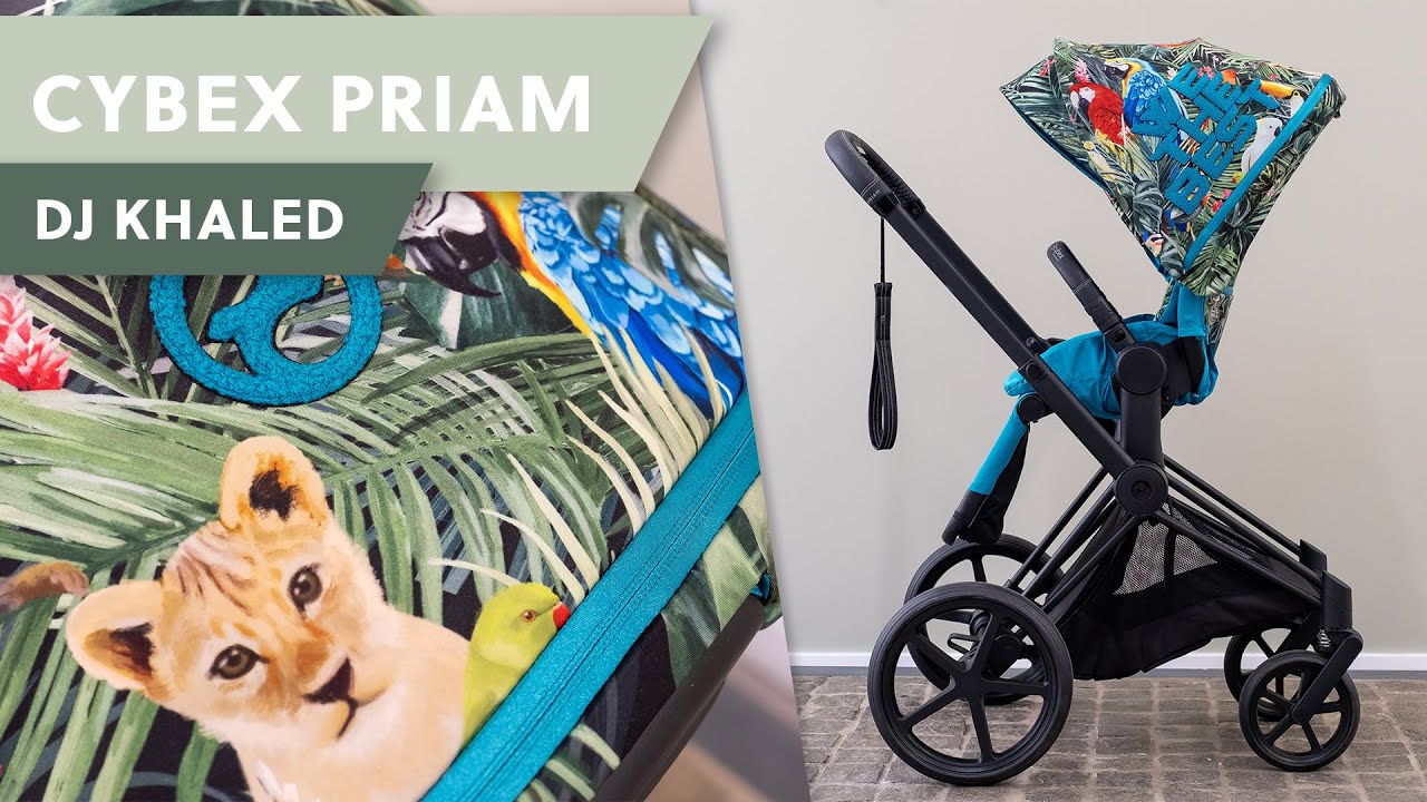 Cybex Priam 4.0 + Cloud Z I-size Chrome black frame Dj Khaled Детская коляска 3in1