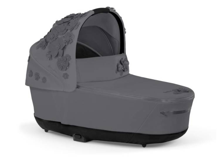 Cybex Priam 4.0 + Cloud Z I-size Chrome black frame Dream Grey Simply Flowers Детская коляска 3in1