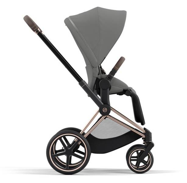 Cybex Priam 4.0 + Cloud Z I-size Gold rose frame Soho Grey Детская коляска 3in1