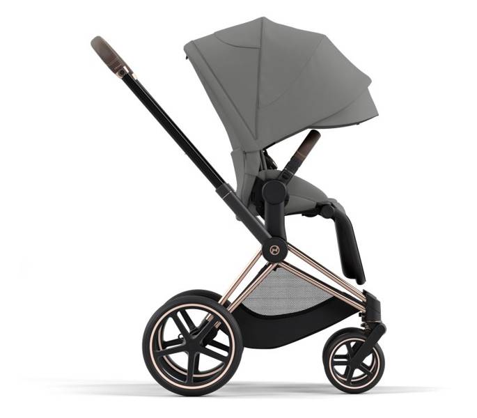 Cybex Priam 4.0 + Cloud Z I-size Gold rose frame Soho Grey Детская коляска 3in1