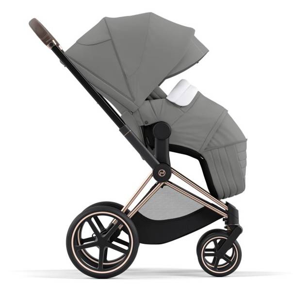 Cybex Priam 4.0 + Cloud Z I-size Gold rose frame Soho Grey Детская коляска 3in1