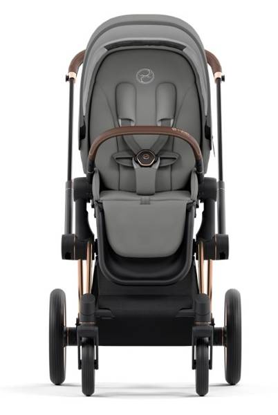 Cybex Priam 4.0 + Cloud Z I-size Gold rose frame Soho Grey Детская коляска 3in1