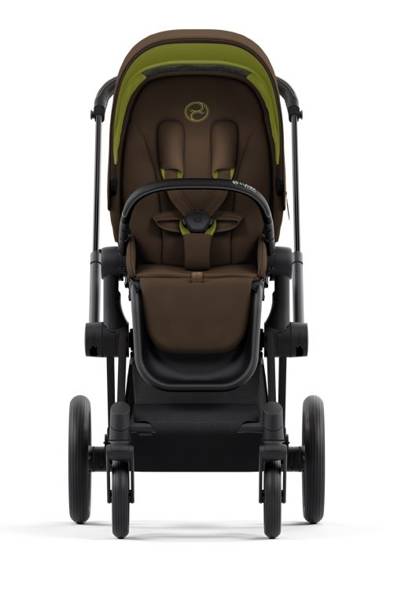 Cybex Priam 4.0 + Cloud Z I-size Matt black frame Khaki Brown Bērnu rati 3in1