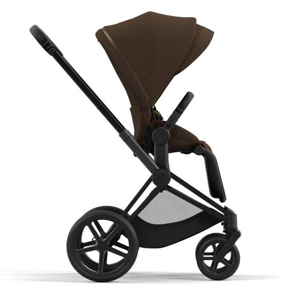 Cybex Priam 4.0 + Cloud Z I-size Matt black frame Khaki Brown Bērnu rati 3in1