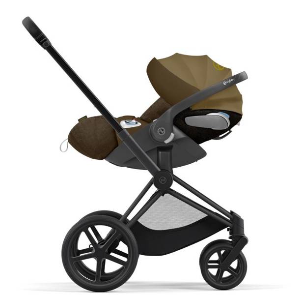 Cybex Priam 4.0 + Cloud Z I-size Matt black frame Khaki Brown Детская коляска 3in1