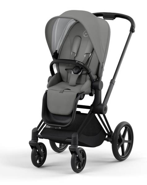 Cybex Priam 4.0 + Cloud Z I-size Matt black frame Soho Grey Детская коляска 3in1